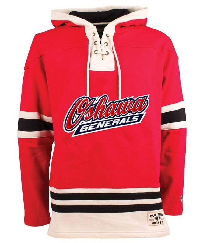 Oshawa Generals NHL Old Time Hockey Mens Old Lacer Heavyweight
