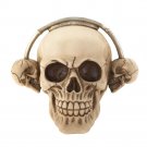 rockin head phone skull figerrine