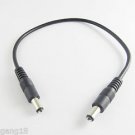CCTV DC Power 5.5 X 2.1mm Male To Male Adapter Socket Extension Cable Cord 1ft