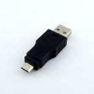 1x USB 2.0 A Male Plug To Micro-B USB 5 Pin Data Adapter Converter Connector M/M