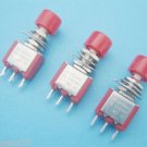 Momentary Push Button Switch 3 Feet 3 Pin 2A/5A Red