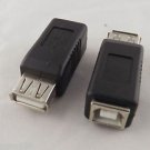 10pcs USB 2.0 Type A Female To Printer Type B Female Converter Adapter Connector