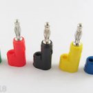 5pcs Speaker Banana Male Plug Screw Type Connector Adapter 5 Colors
