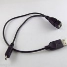 Micro USB 5 Pin Host OTG Cable With USB Power Male Female For Cell Phone Tablet