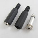 10pcs 3.5mm Female Stereo DIY Plastic Cover Handle Head Audio Connector Adapter