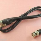 BNC Coaxial Cable Cord Lead Adapter Male to Male For CCTV 1M 75ohm