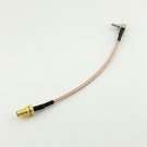 SMA Female Jack To CRC9 Male Right Angle for Huawei USB 3G Modem RG316 Cable 6in