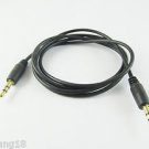 10x Black 3.5mm 1/8" Male to Male Stereo Audio Auxiliary Cord Extension Cable 1m