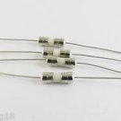 10x Ceramic Tube Fuse Axial Leads 3.6 x 10mm 6.3A 6.3Amps Quick Fast Blow 250V