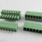 10x 8 Pin/Way Pitch 3.81mm Screw Terminal Block Connector Green Pluggable Type