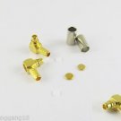 100x MMCX Male Plug Right Angle Crimp For RG174 RG316 LMR100 Cable RF Connector