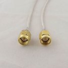 1pc SMA Male To SMA Male Plug Jumper Pigtail Flexible RF RG405 Cable 6in 15cm
