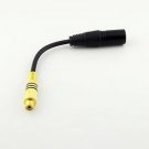 XLR 3 Pin Male to Single RCA Phono Female Coax Shield Audio Adapter Cable 15cm