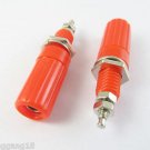 5pcs Binding Post Speaker Cable Amplifier 4mm Banana Plug Jack Connector Red