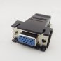 1x RJ45 To 15 Pin VGA Female Adapter for VGA Extend Over CAT5 CAT6 Network Cable