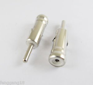 100pcs New Car Radio ISO Male Plug To Din Aerial Antenna Plug Adapter Connectors