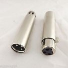 1x 3 Pin XLR Male To XLR Female Coupler Microphone MIC Audio Adapter Connector