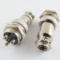 10pcs XLR 3 Pins 16mm Audio Cable Connector Chassis Mount 3 Pin Plug Adapter