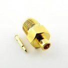 1pcs RP-SMA Female Plug Solder For Semi-rigid RG405 0.086" Cable RF Connector
