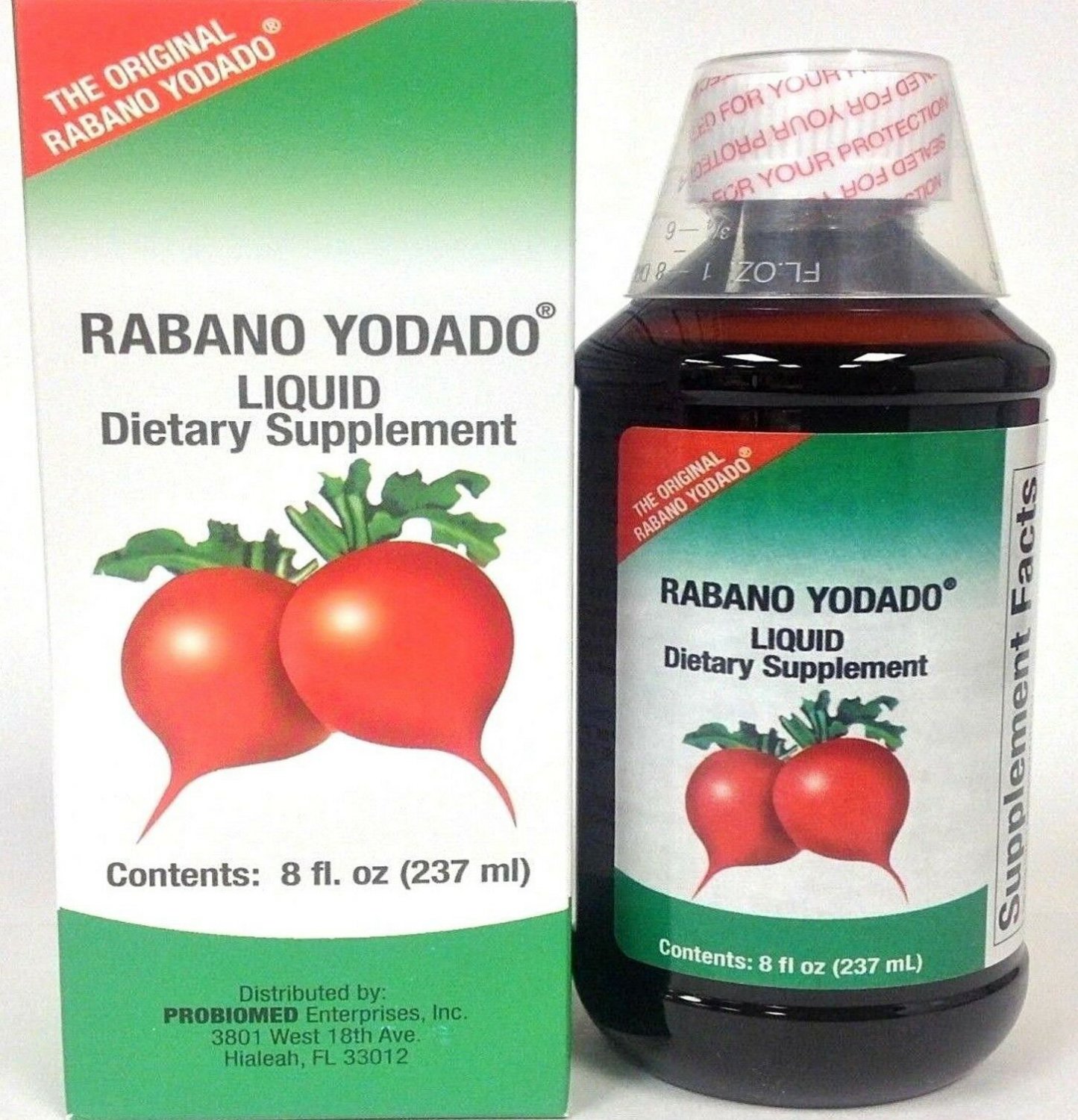 1 RABANO YODADO SUPLEMENTO NUTRICIONAL LIQUID DIETARY SUPPLEMENT 8 fl