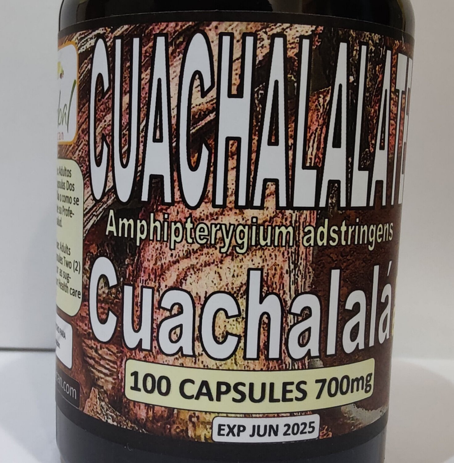 Cuachalalate Bark Seca Palo Cuachinala 100 Caps Organic Wild Mexican ...