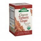 Tadin Organic Turmeric Ginger Herbal Tea. Immune System Supplement. 20 Teabags