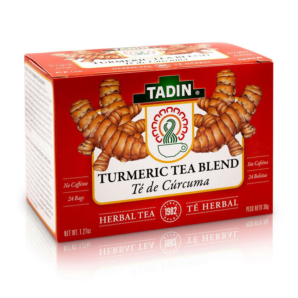 Tadin Turmeric Herbal Tea Blend. Energy & Immune System Booster. 24