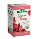 Tadin Organic Hibiscus Herbal Tea Supplement. Aids a Healthy Well-being. 20 Bags