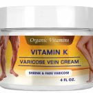 Vitamin K Cream 4 fl oz 113g For Stretch Marks, Spider Thread Veins, Bruising