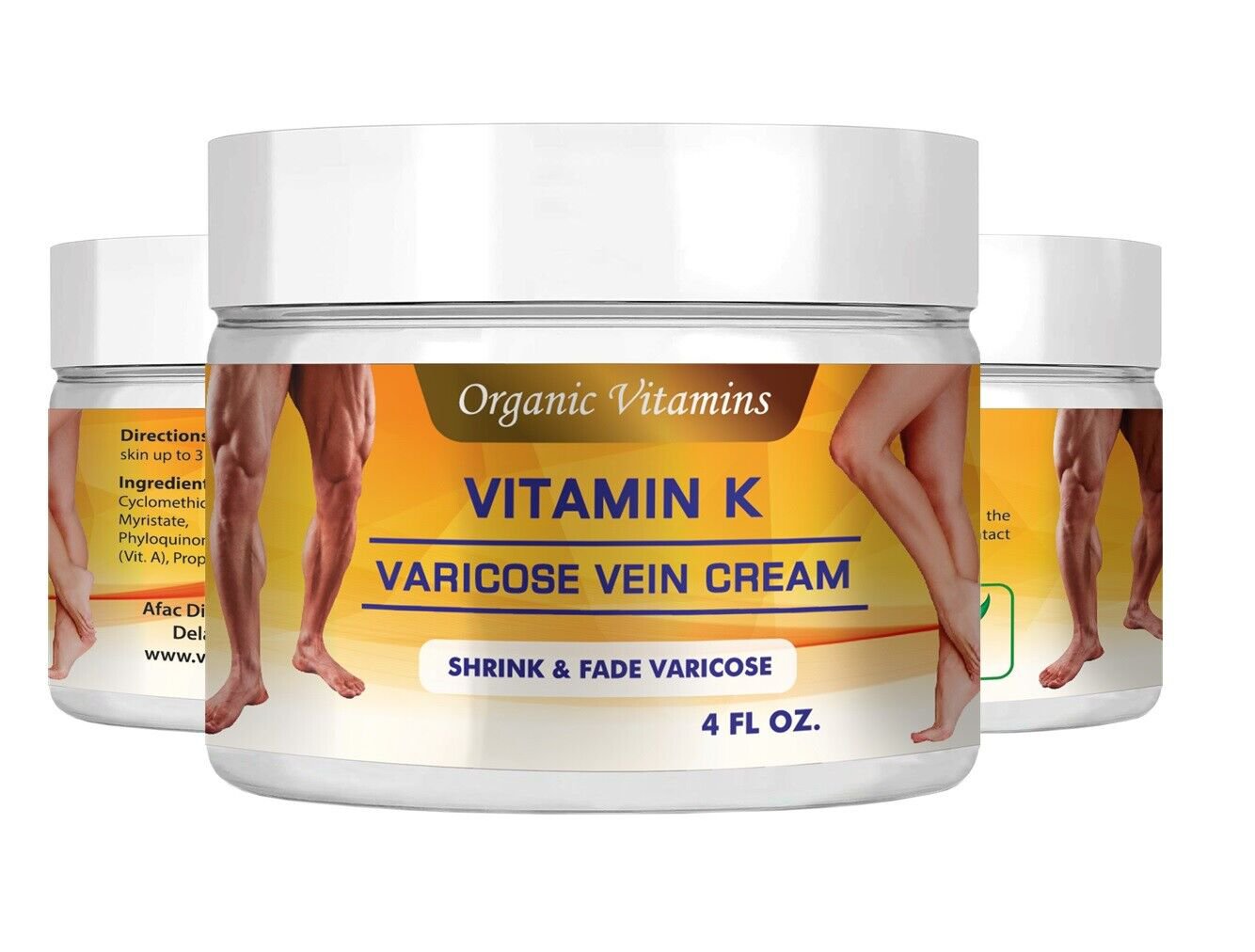 Vitamin K Cream 4 fl oz 113g For Stretch Marks, Spider Thread Veins