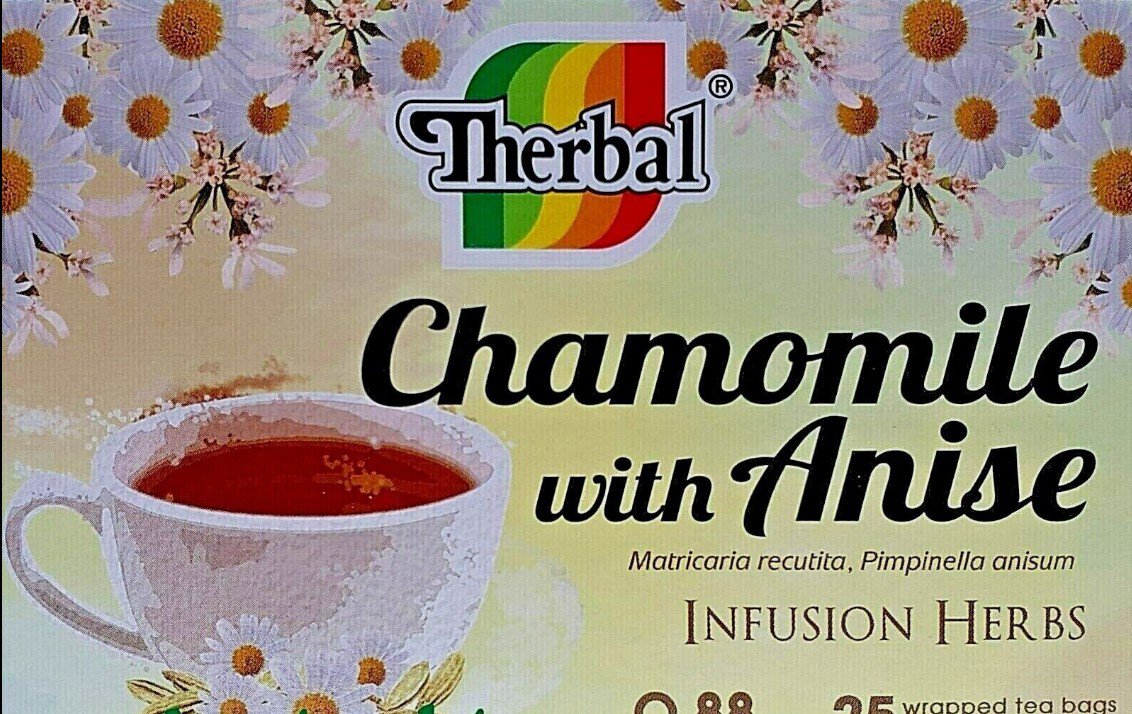 Te de Manzanilla con Anis Chamomile with Anise 25 bags Therbal