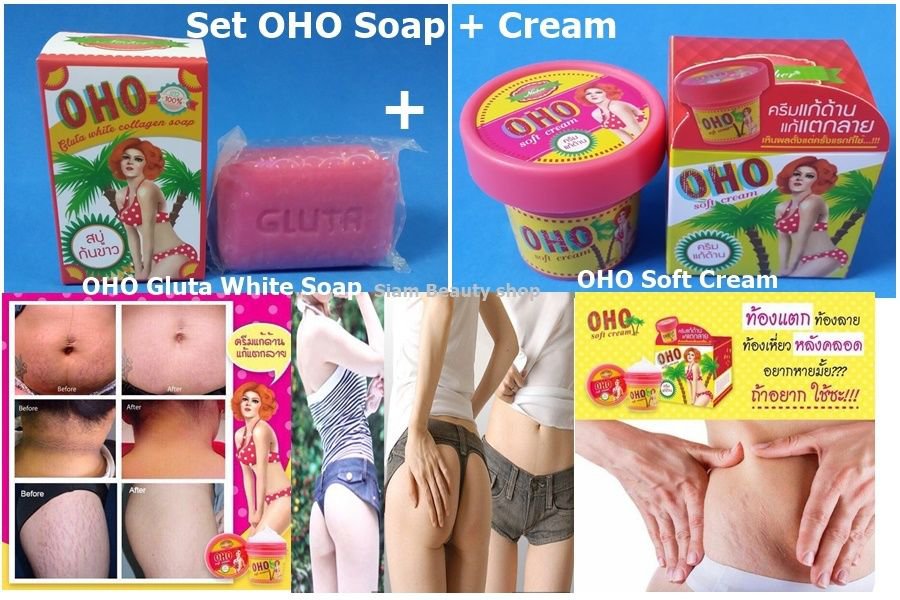 OHO Cleanser + Cream Kill Extend Imprints Evacuate Dull Dead Skin Brightening