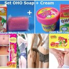 OHO Cleanser + Cream Kill Extend Imprints Evacuate Dull Dead Skin Brightening