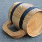 Large Beer Mug with Metal Inside Made of Wood Eco Friendly