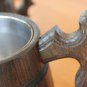Handmade Unique Design Wood Beer Mug Souvenirs Men Gift Natural Eco Friendly Cup