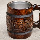 Carved wooden beer mug exclusive beer mug Hand work