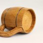 Small wooden beer mug