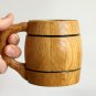 Small wooden beer mug