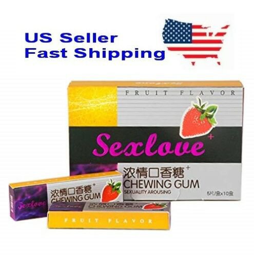 1 Pack 5 Strips Sexlove Chewing Gum Sexual Stimulant For Women 2431