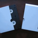 100 VHS Tape Cardboard Sleeves, White - JS85