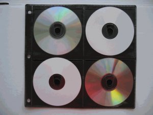 50 BINDING SLEEVES, 8 CD/DVD, BLACK SF005BLK