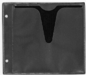 100 - 2 CD/DVD BINDING SLEEVES - SF006BLK