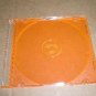 100 5.2mm SLIM CD JEWEL CASE W/ ORANGE TRAY- PSC16ORG
