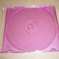 100 5.2mm SLIM CD JEWEL CASE W/ PURPLE TRAY- PSC16PUR