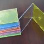100 5.2mm SLIM CD JEWEL CASES W/ COLOR TRAY- PSC16MIX