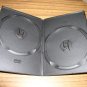 50 BLACK SUPER SLIM DOUBLE 2 DVD CASES - PSD34