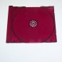 100 SINGLE CD TRAYS - GARNET