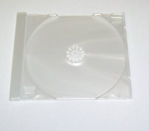 100 SINGLE CD TRAYS - PEARL