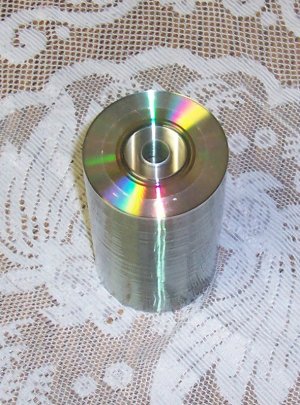 100 RITEK MINI CDR, SILVER/SILVER, 24X With SLEEVES
