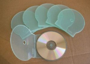 100 GREEN CLAMSHELL CASES  - JS102